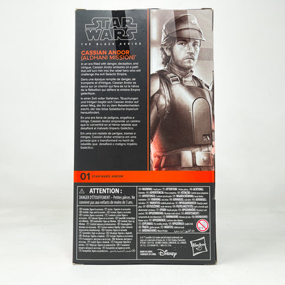 Cassian Andor Aldhani Mission (Andor) AND 01 - Hasbro Black Series (2023)