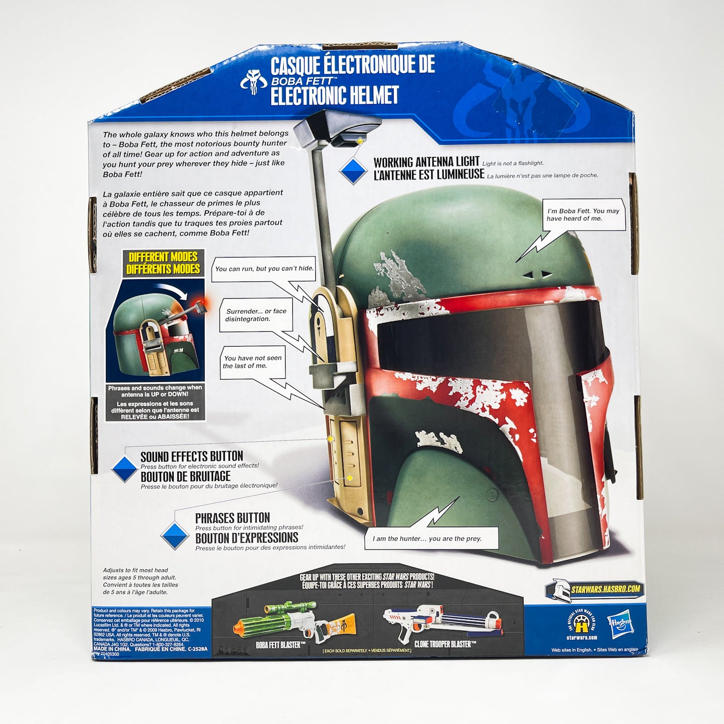 Boba Fett Electronic Helmet - Hasbro Clone Wars (2010)