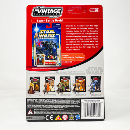 VC037 Super Battle Droid (2011) Unpunched - The Vintage Collection Hasbro Star Wars