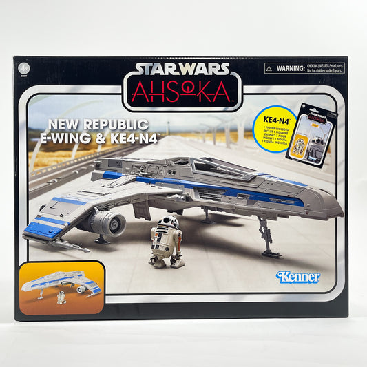 New Republic E-Wing & KE4-N4 - Hasbro Vintage Collection Ship & Figure (2024)