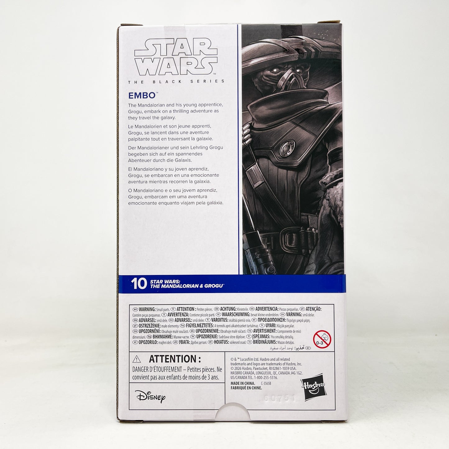 Embo WHITE BOX - Mandalorian and Grogu #10 - Hasbro Black Series (2026)