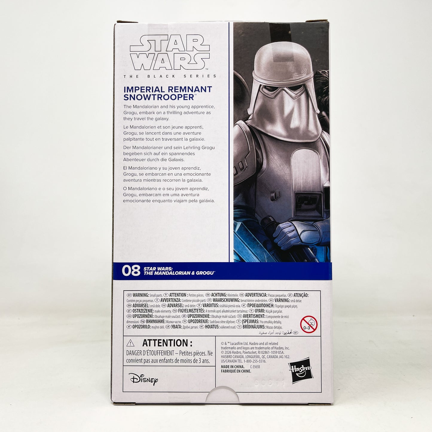 Imperial Remnant Snowtrooper WHITE BOX - The Mandalorian and Grogu #08 - Hasbro Black Series (2026)