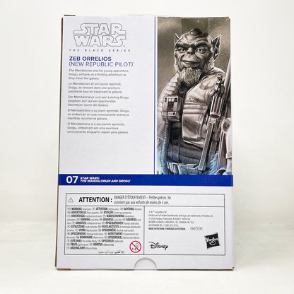 Zeb Orrelios (New Republic Pilot) WHITE BOX Deluxe - The Mandalorian and Grogu #07 - Hasbro Black Series (2026)