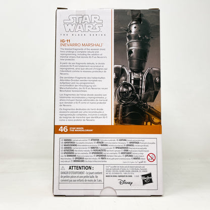 IG-11 (Nevarro Marshal) WHITE BOX- Mandalorian #46 - Hasbro Black Series (2026)