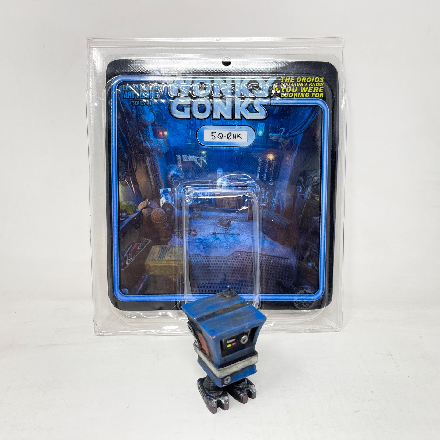 Custom Figure – Wonky Gonks 5Q-0NK "Sq0nk" 3.75" Action Figure Star Wars