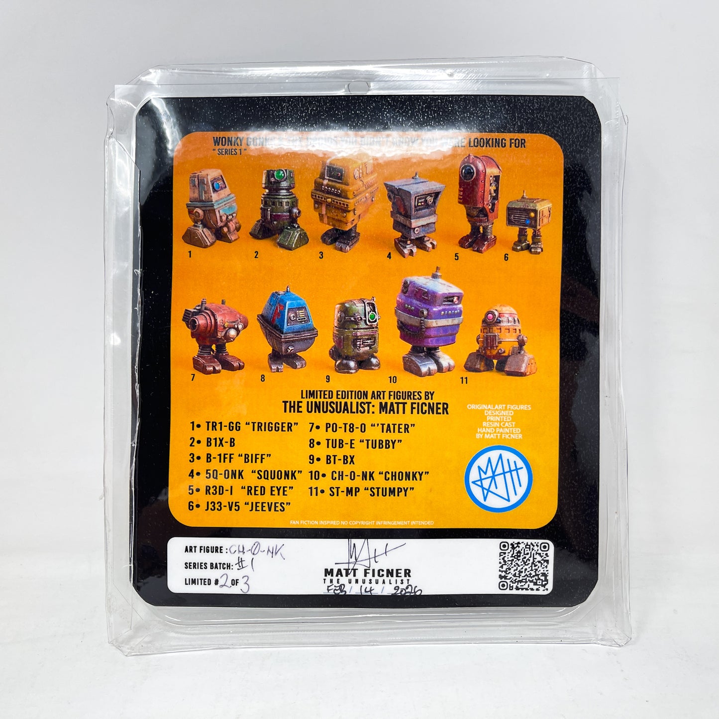 Custom Figure – Wonky Gonks CH-0-NK "Chonky" - 3.75" Action Figure Star Wars