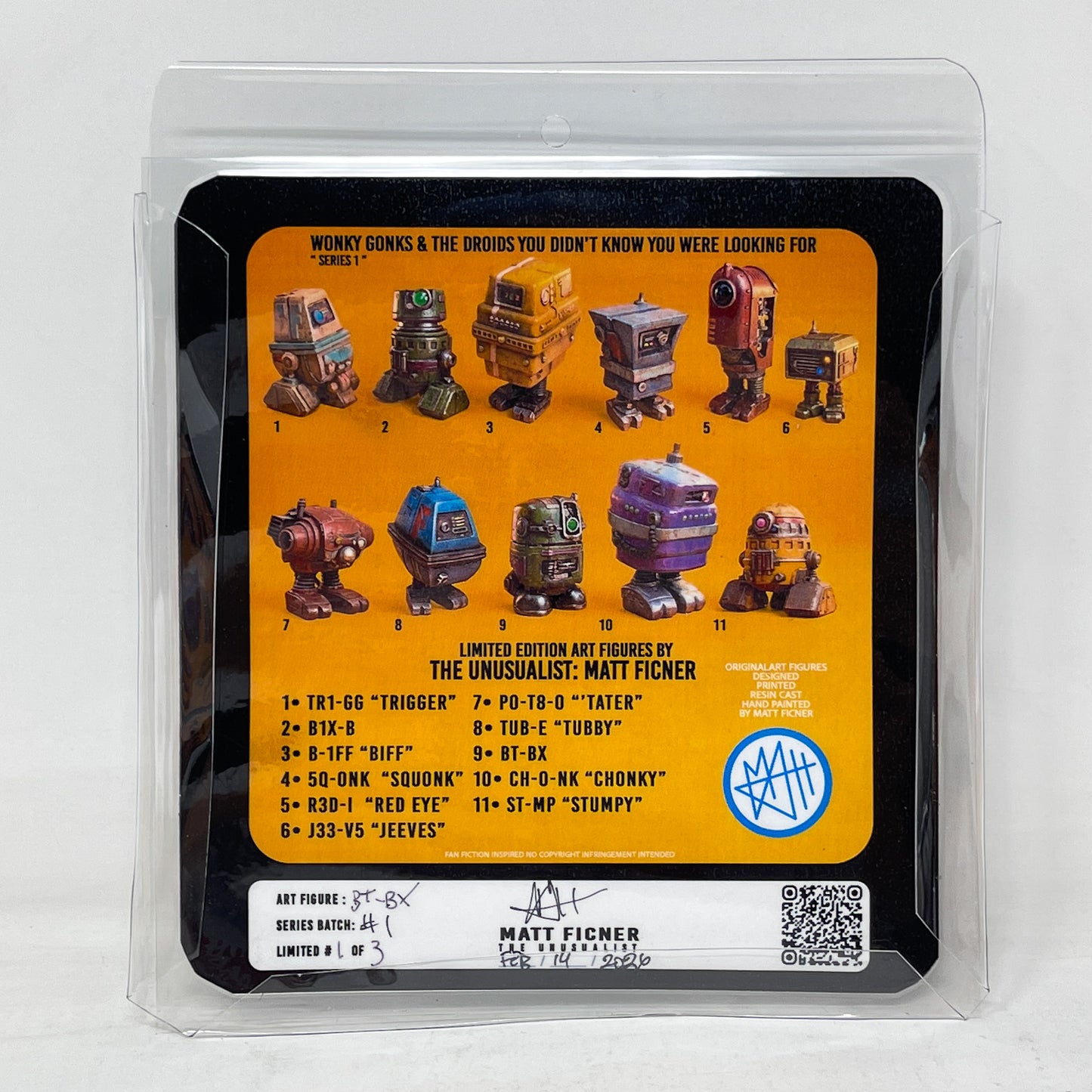 Custom Figure – Wonky Gonks ST-MP "Stumpy" 3.75" Action Figure Star Wars