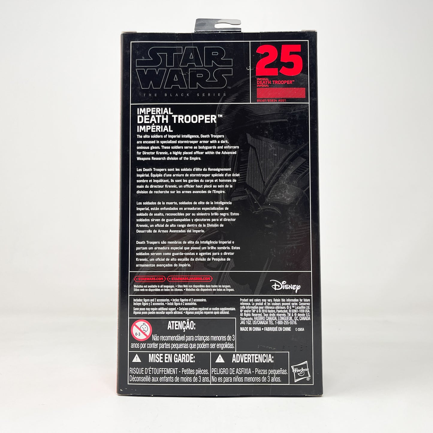Imperial Death Trooper #25 - Hasbro Black Series (2016)