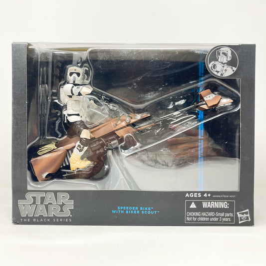 Speeder Bike with Biker Scout - Hasbro Black Series (2013)