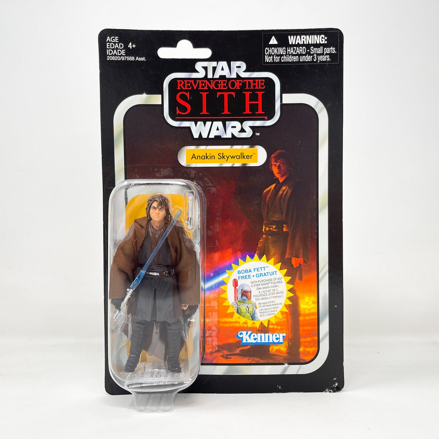 VC013 Anakin Skywalker - ROTS (2010) Canadian w/ Corrected Offer - The Vintage Collection