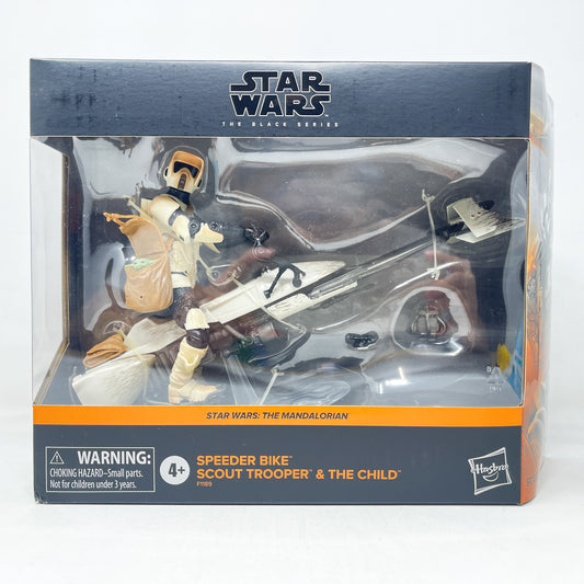 Speeder Bike Scout Trooper and The Child - Hasbro Black Series (2020)