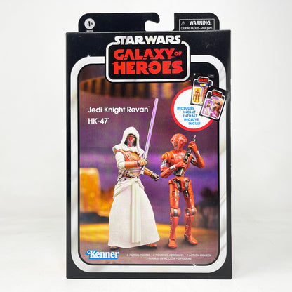 Jedi Knight Revan and HK-47 (Galaxy of Heroes 2-pack)- Hasbro Vintage Collection (2024)
