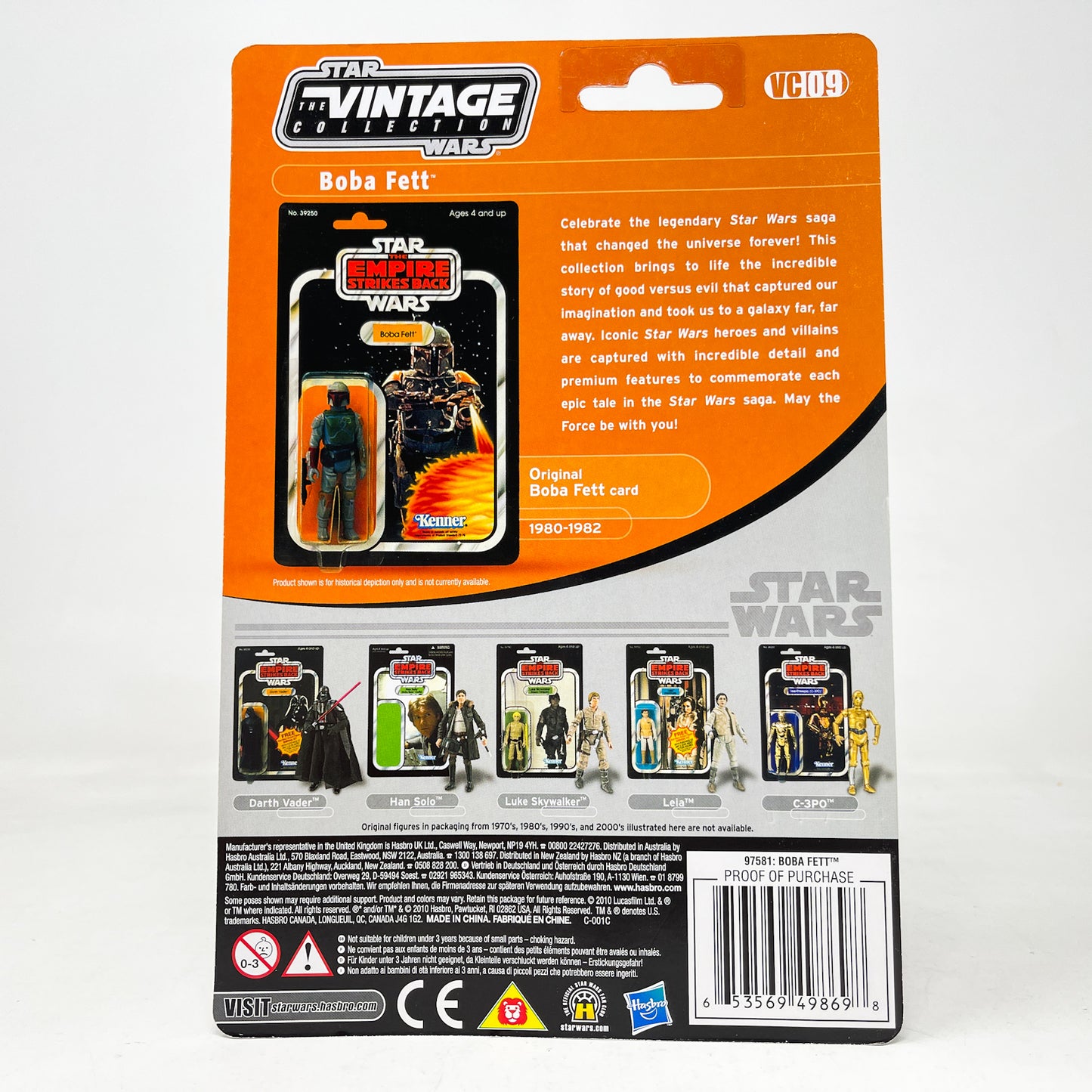 VC009 Boba Fett ESB FOIL - Hasbro The Vintage Collection (2010)