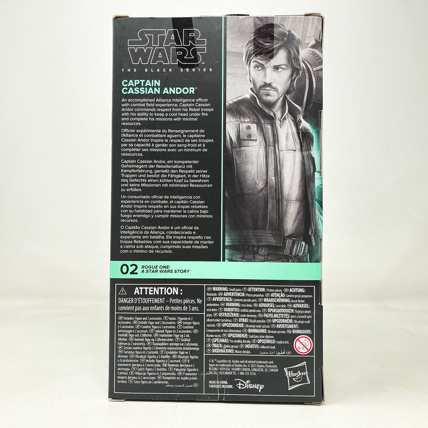 Captain Cassian Andor (Rogue One) RO02 - Hasbro Black Series (2021)