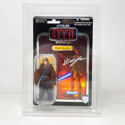 Hayden Christensen Autographed VC013 Anakin Skywalker FOIL - ROTS 2010 - Hasbro The Vintage Collection