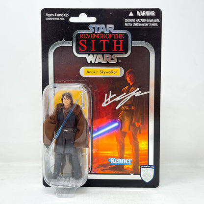 Hayden Christensen Autographed VC013 Anakin Skywalker FOIL - ROTS 2010 - Hasbro The Vintage Collection