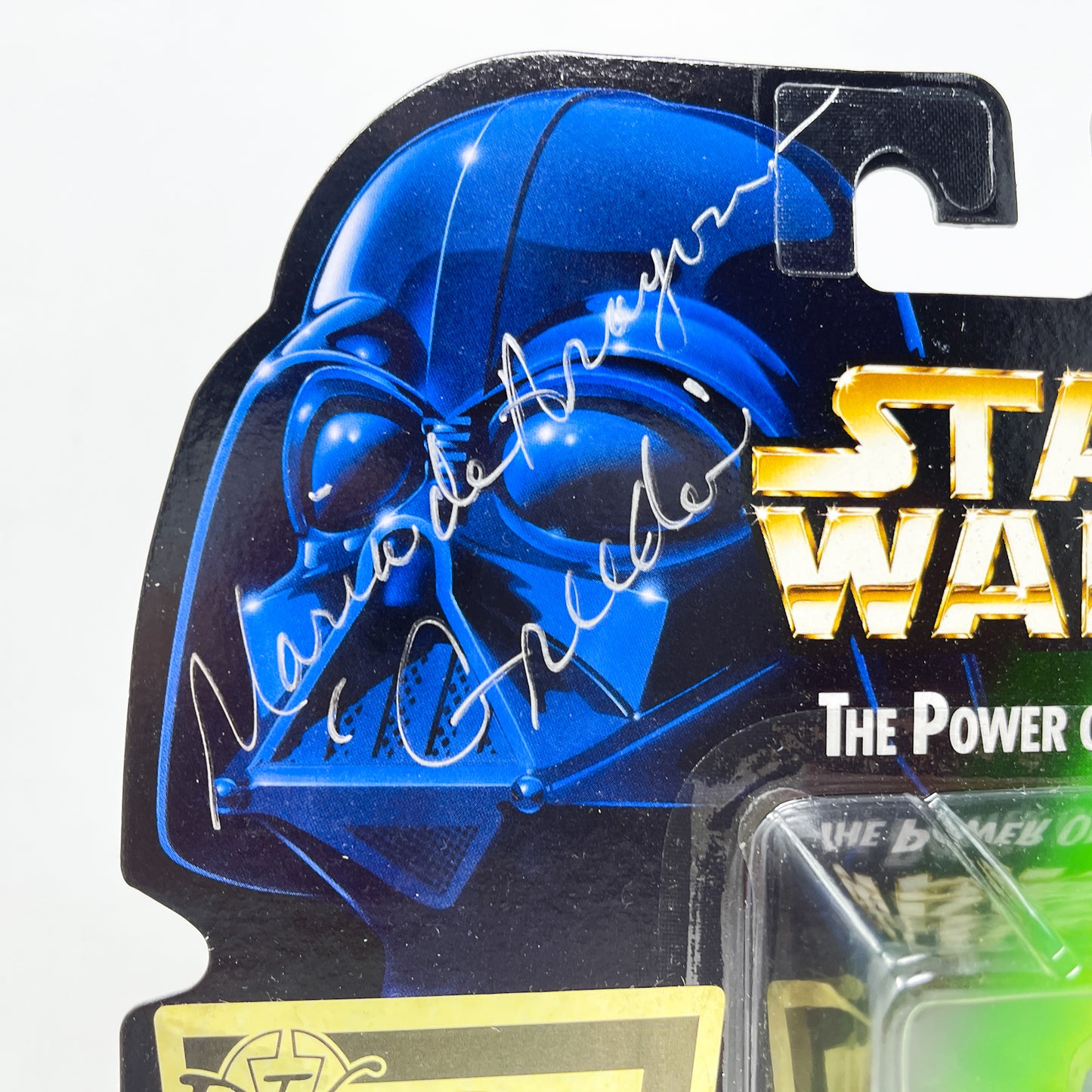Maria De Aragon Autograph Greedo - Kenner 1996 Power of the Force (POTF2)