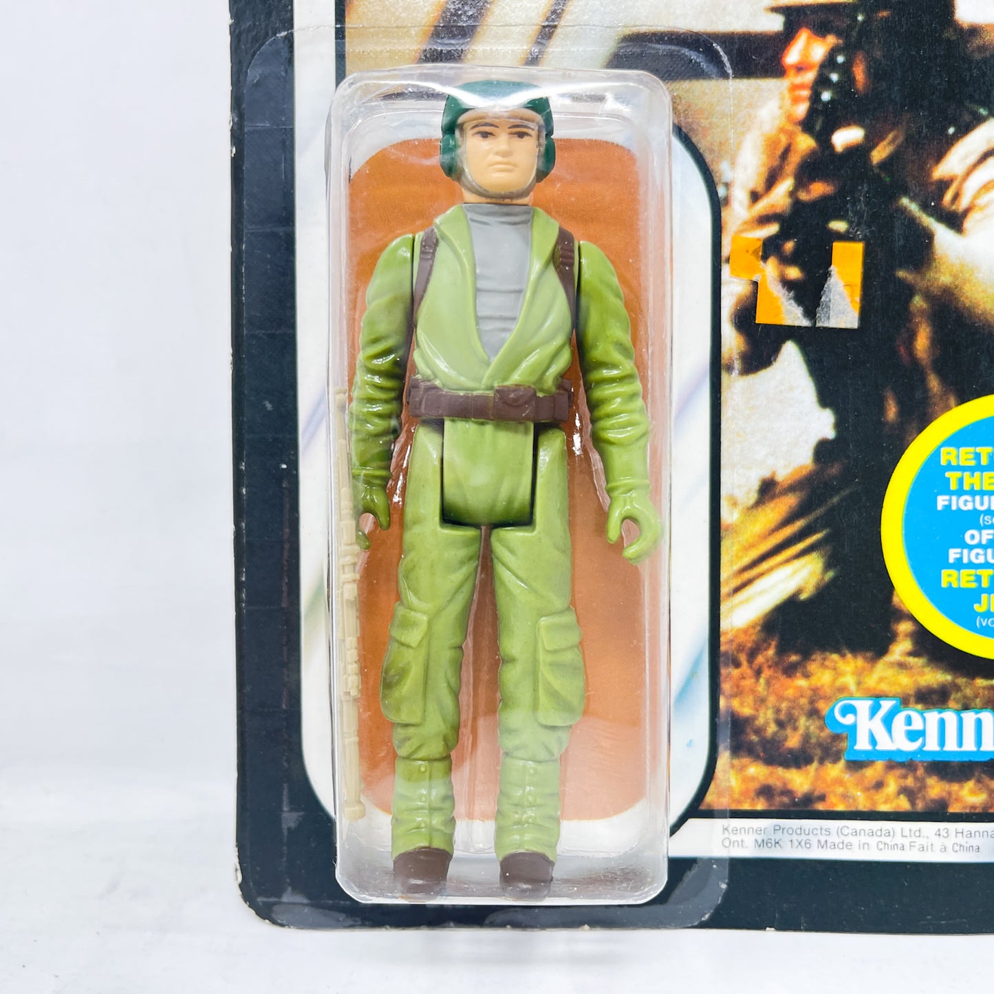 Rebel Commando ROTJ 65A Canadian Cardback - Mint on Card - Vintage Kenner 1983
