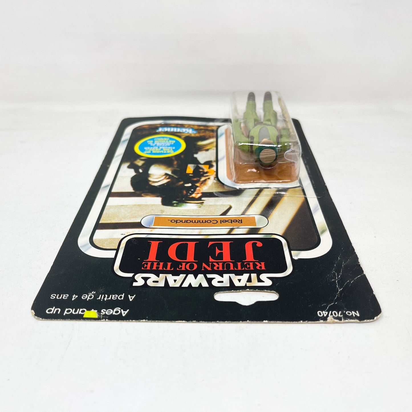 Rebel Commando ROTJ 65A Canadian Cardback - Mint on Card - Vintage Kenner 1983