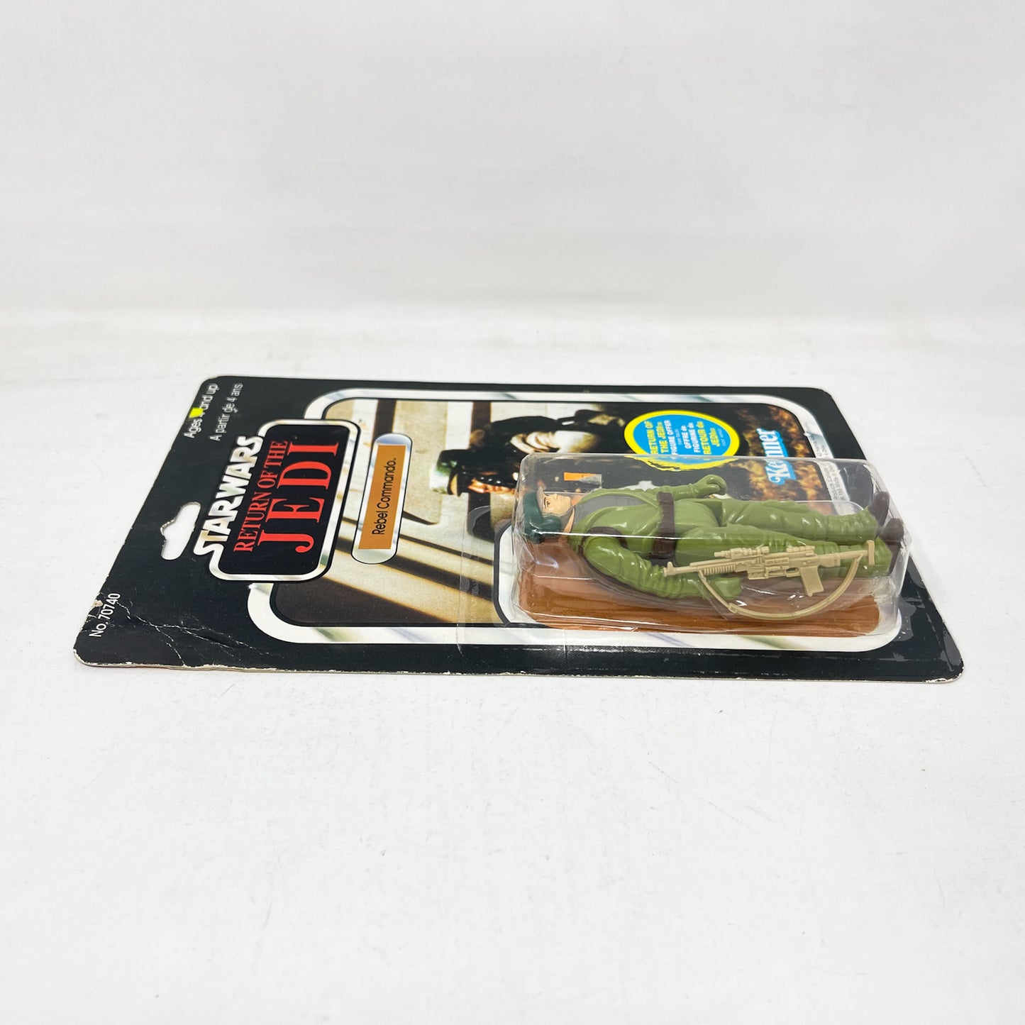 Rebel Commando ROTJ 65A Canadian Cardback - Mint on Card - Vintage Kenner 1983