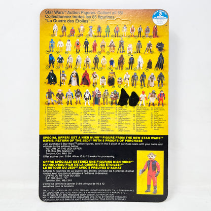 Admiral Ackbar ROTJ 65A Canadian - Mint on Card - Vintage Kenner 1983