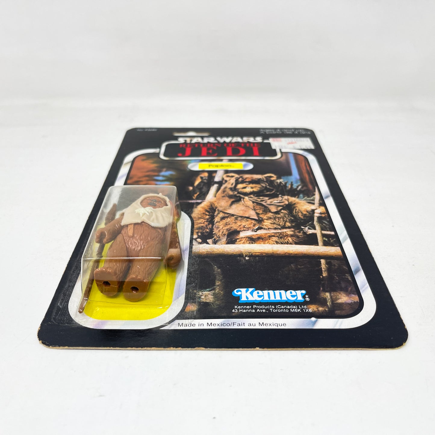 Paploo ROTJ 77-Back Canadian Cardback - Mint on Card - Vintage Kenner 1984