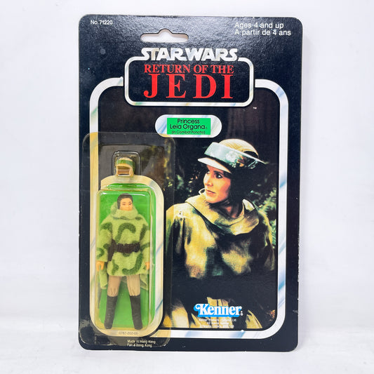 Leia in Combat Poncho (Endor) 77A Canadian - Mint on Card