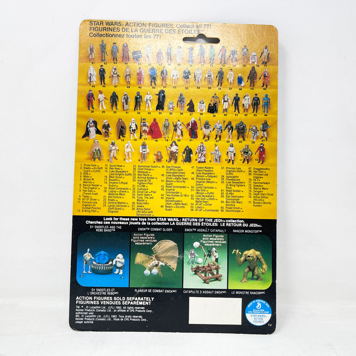 Wicket ROTJ 77A Canadian - Mint on Card