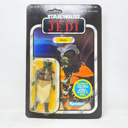 Klaatu ROTJ 65A-back Canadian - Mint on Card - Vintage Kenner