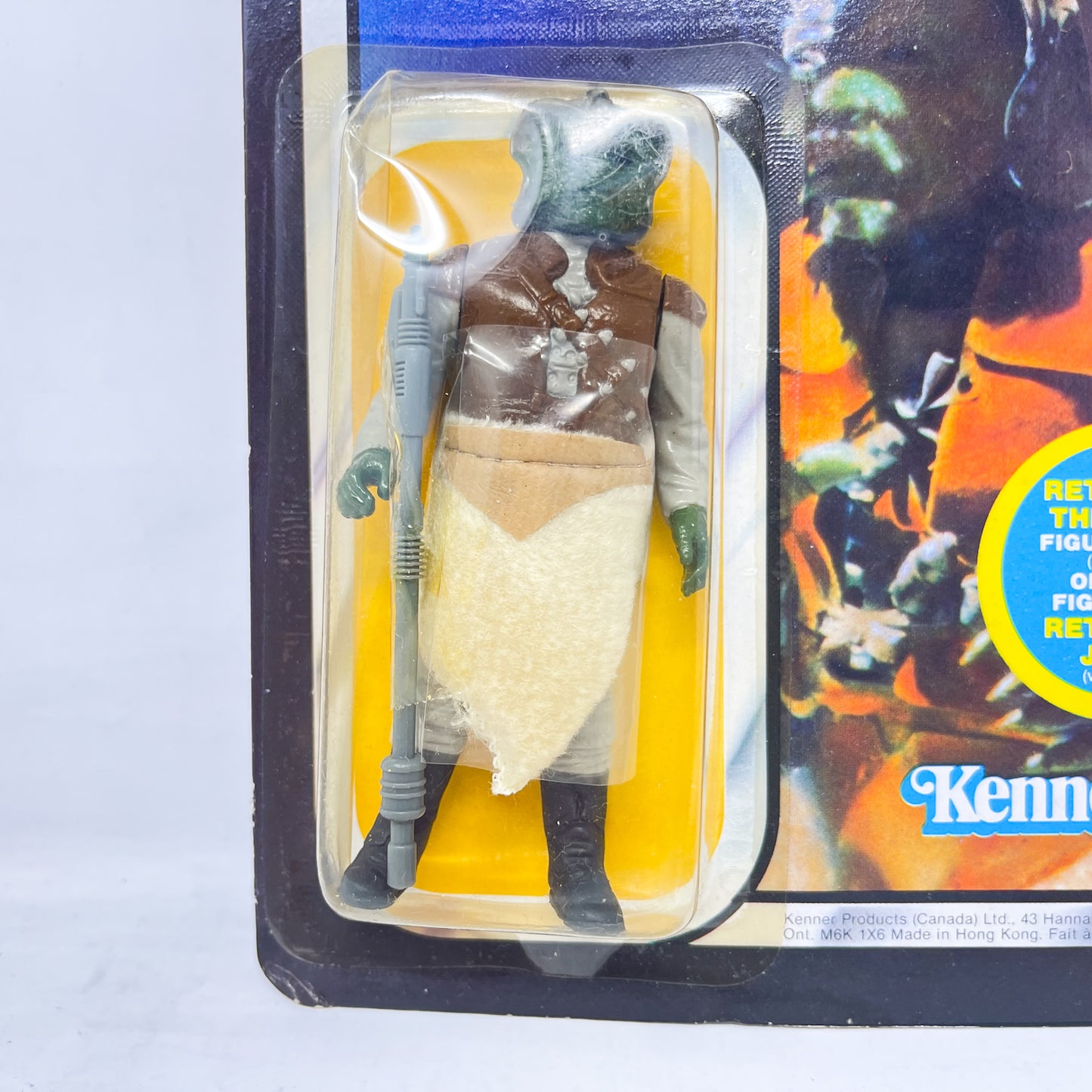 Klaatu ROTJ 65A-back Canadian - Mint on Card - Vintage Kenner