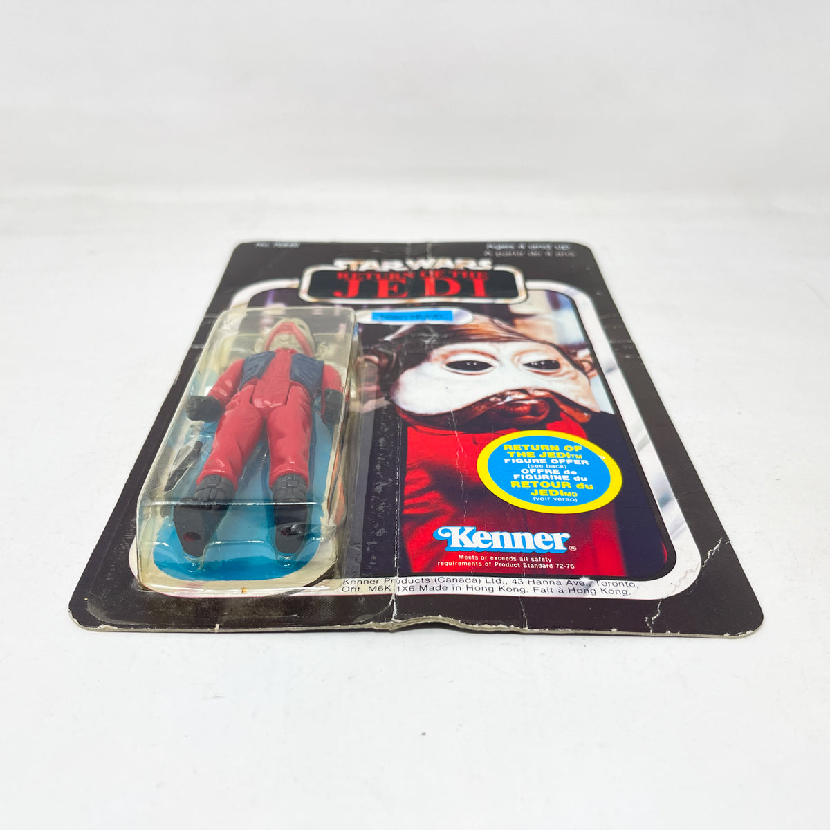Nien Nunb ROTJ 65A Back Canadian - MOC