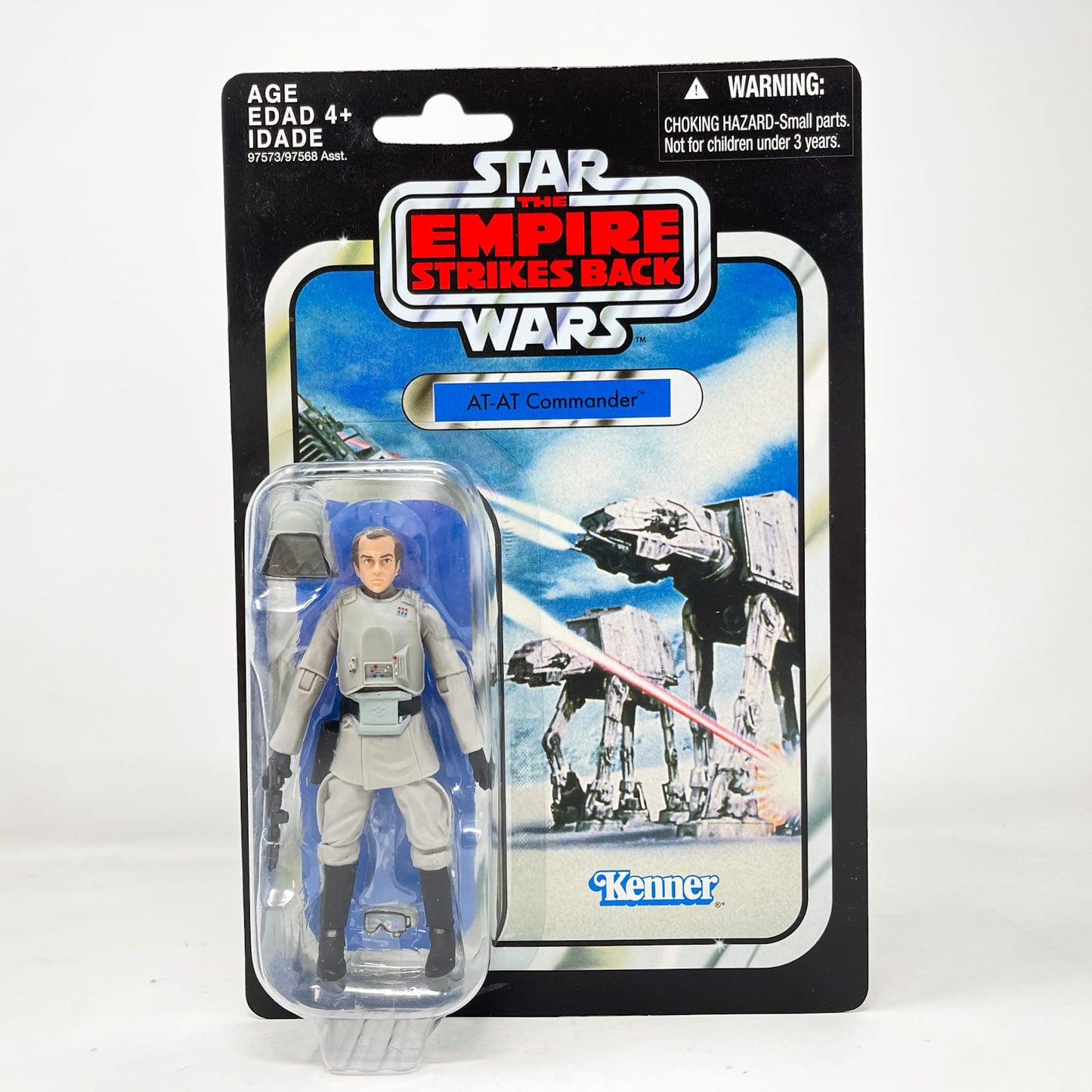 VC005 AT-AT Commander - Canadian  Cardback - Hasbro Vintage Collection