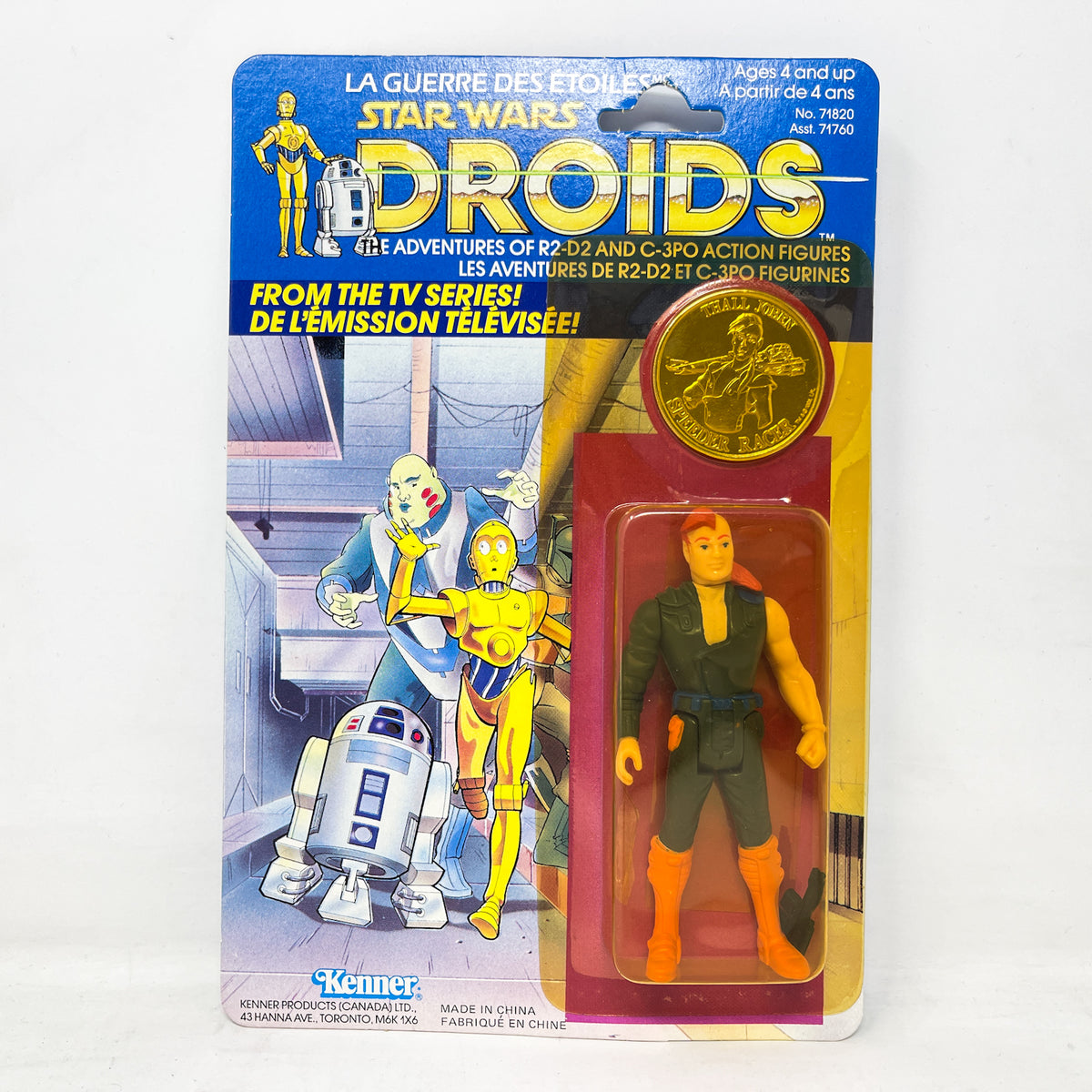 Droids Thall Joben  - Mint on Canadian Card - Vintage Kenner (1985)