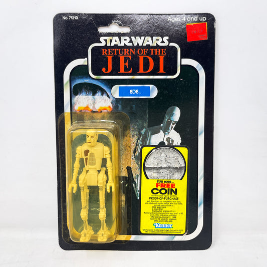 8D8 ROTJ 77A-back Coin Offer - Mint on Card - Vintage Kenner (1983)