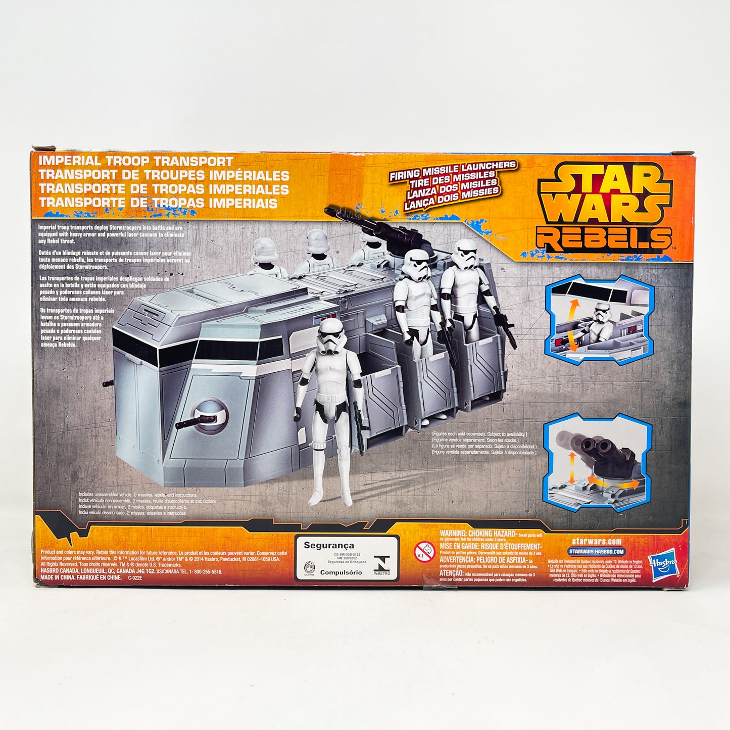 Imperial Troop Transport  (2014) - Hasbro Rebels 3.75" Ship - Open Box