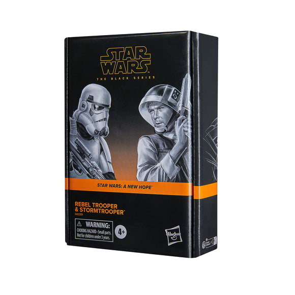 Pre-Order Rebel Trooper & Stormtrooper 2-pack - Black Series Hasbro Star Wars