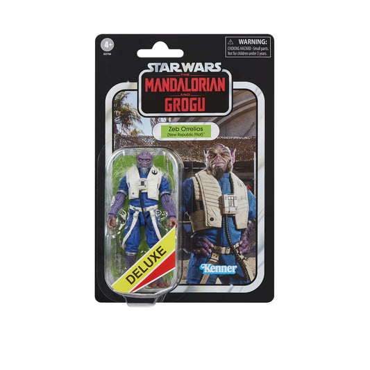 Pre-Order VC400 Zeb Orrelios (New Republic Pilot) Deluxe - The Mandalorian and Grogu  - Hasbro Vintage Collection (2026)