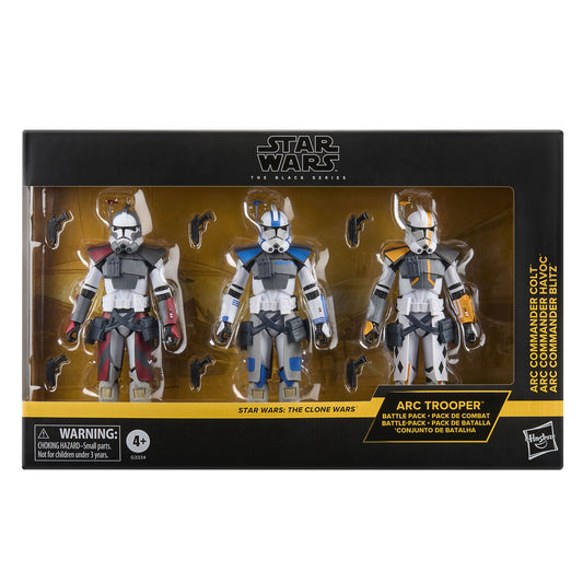 Pre-Order ARC Trooper Battle Pack (Havoc, Colt, Blitz) - Hasbro Black Series (2026)