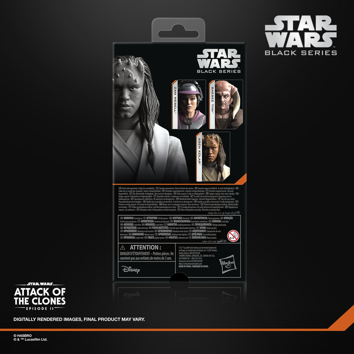 Pre-Order Agen Kolar (Attack of the Clones) - Hasbro Black Series (2027)