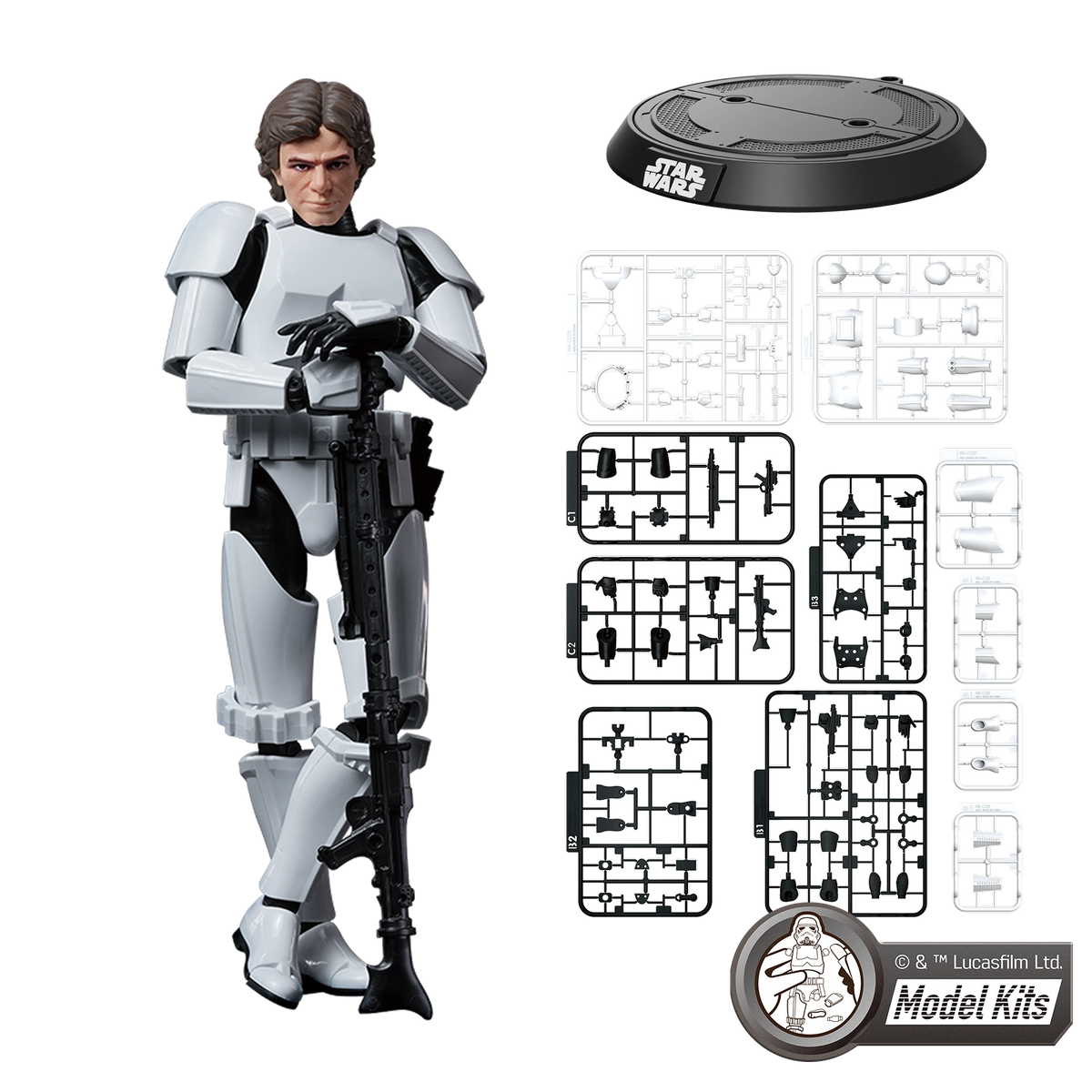 Han Solo Stormtrooper Disguise (Champion Class 03) – Blokees Star Wars Model Kit (2025)