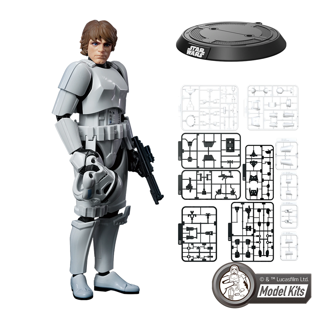 Luke Skywalker Stormtrooper Disguise (Champion Class 04) – Blokees Star Wars Model Kit (2025)