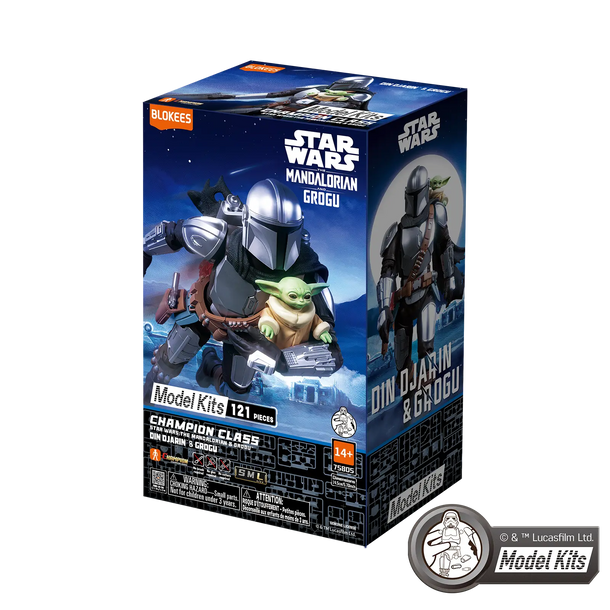 Mandalorian and Grogu (Champion Class 05) – Blokees Star Wars Model Kit (2025)