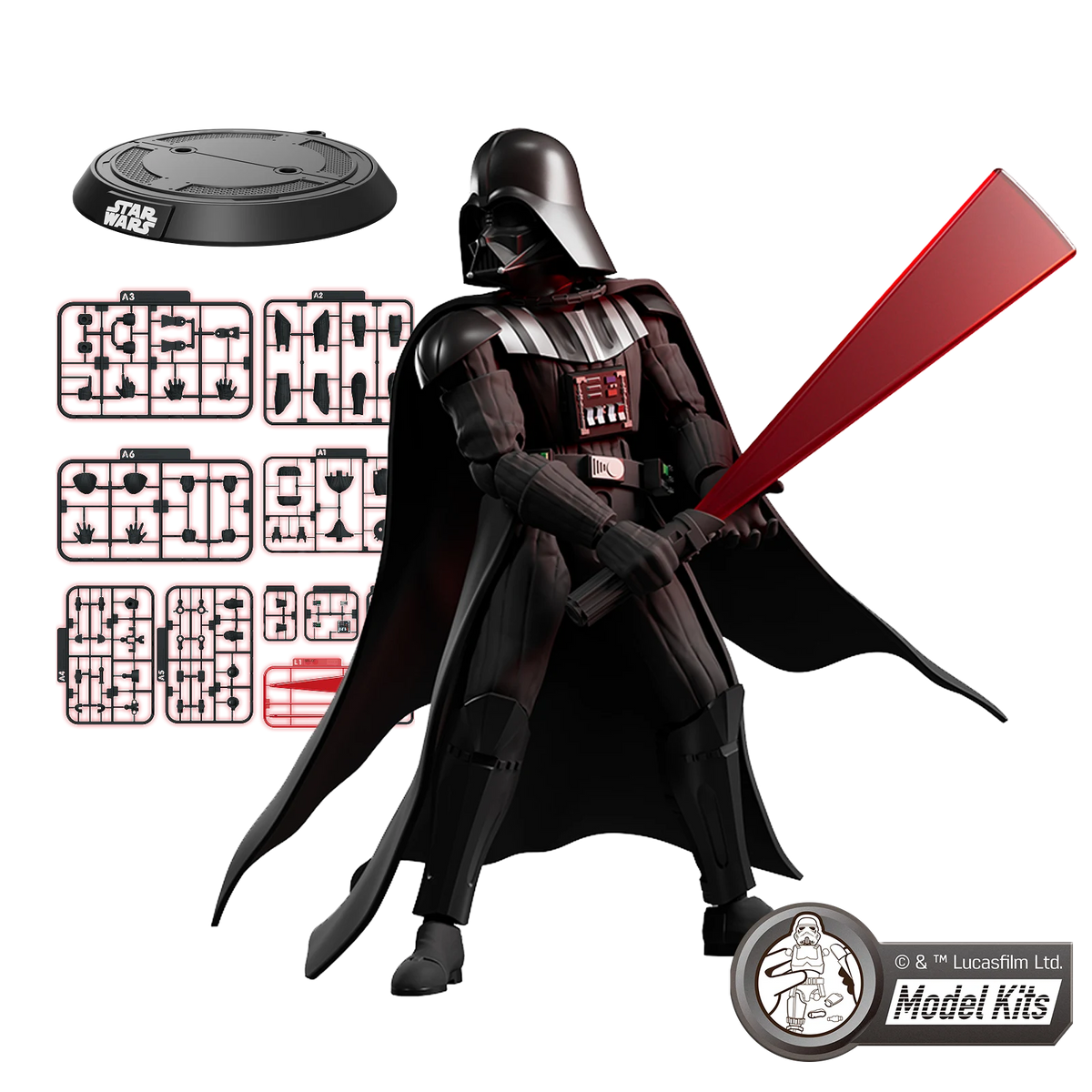 Darth Vader (Champion Class 01) – Blokees Star Wars Model Kit (2025)