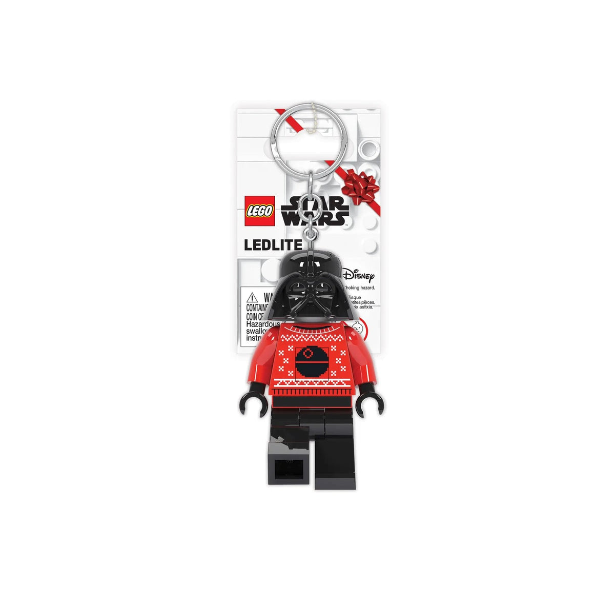 LEGO Star Wars Holiday Darth Vader Keychain Flashlight