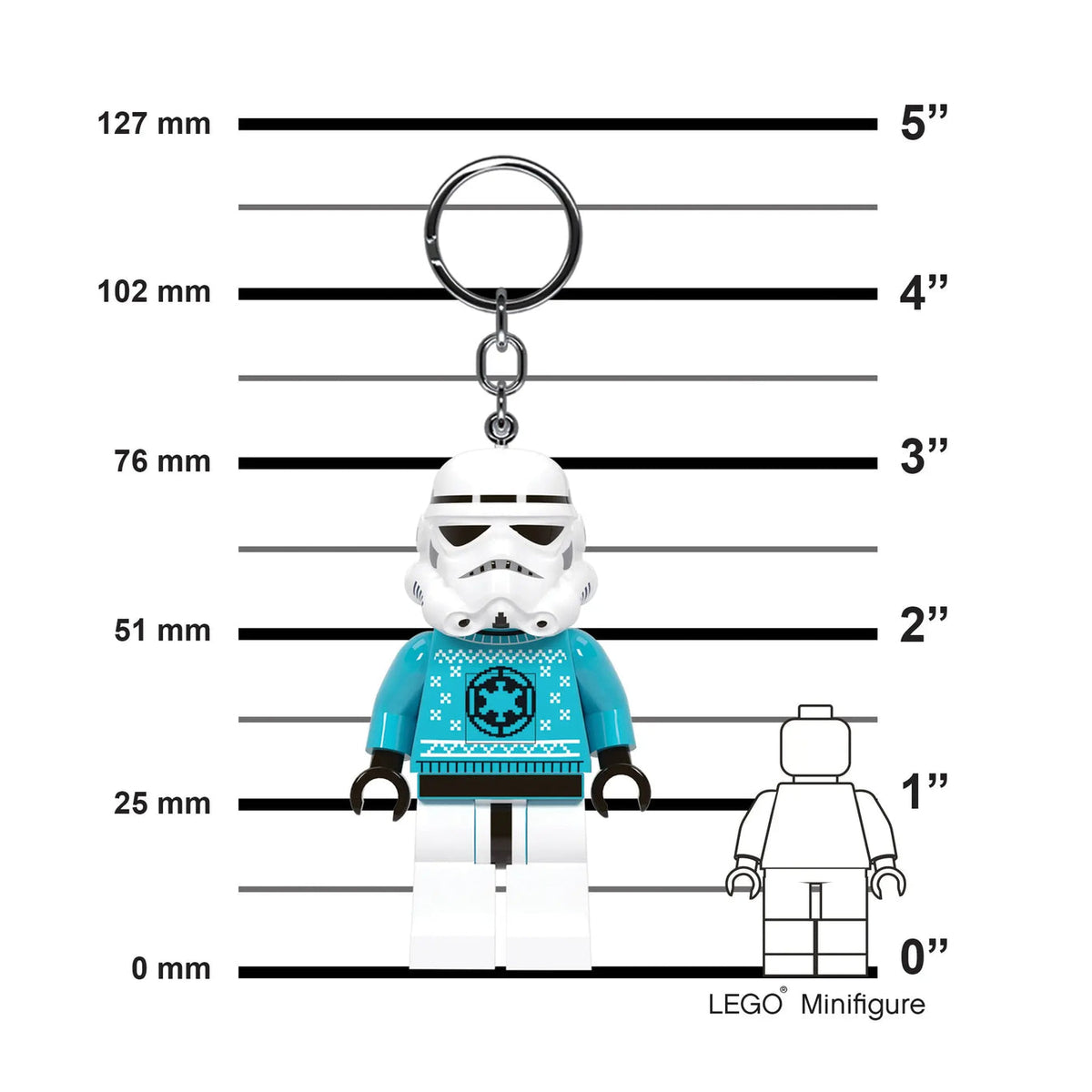 LEGO Star Wars Holiday Stormtrooper Keychain Flashlight