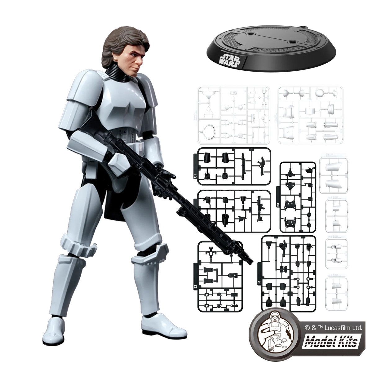Han Solo Stormtrooper Disguise (Champion Class 03) – Blokees Star Wars Model Kit (2025)