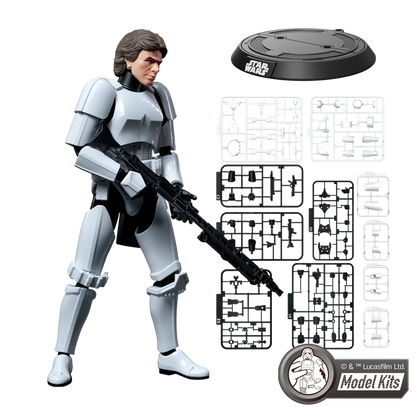 Han Solo Stormtrooper Disguise (Champion Class 03) – Blokees Star Wars Model Kit (2025)
