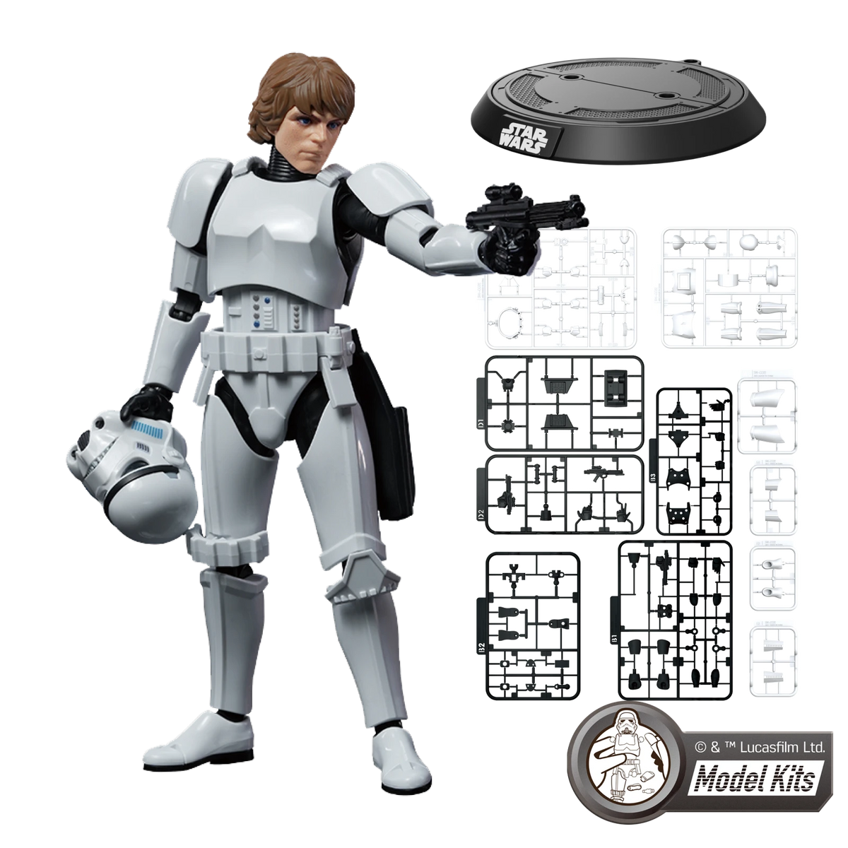 Luke Skywalker Stormtrooper Disguise (Champion Class 04) – Blokees Star Wars Model Kit (2025)