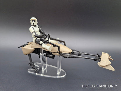 Acrylic Display Stand for Speeder Bike (Vintage, POTF2, Legacy)