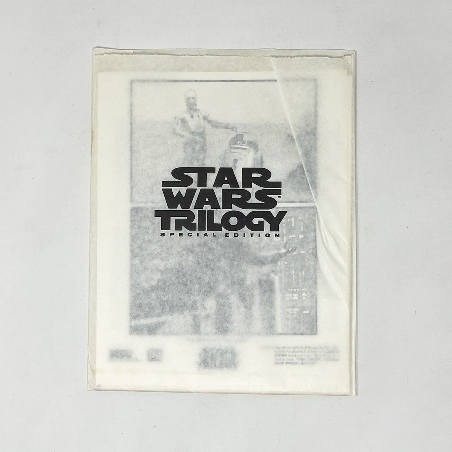 Vintage 20th Century Fox Star Wars Non-Toy Star Wars Special Edition Movie Press Kit 1996